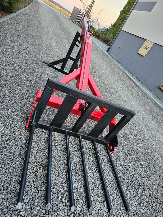 Łyżka do ziemi/ gruzu szufla łycha widły do TUR na tył ciągnika NOWY!