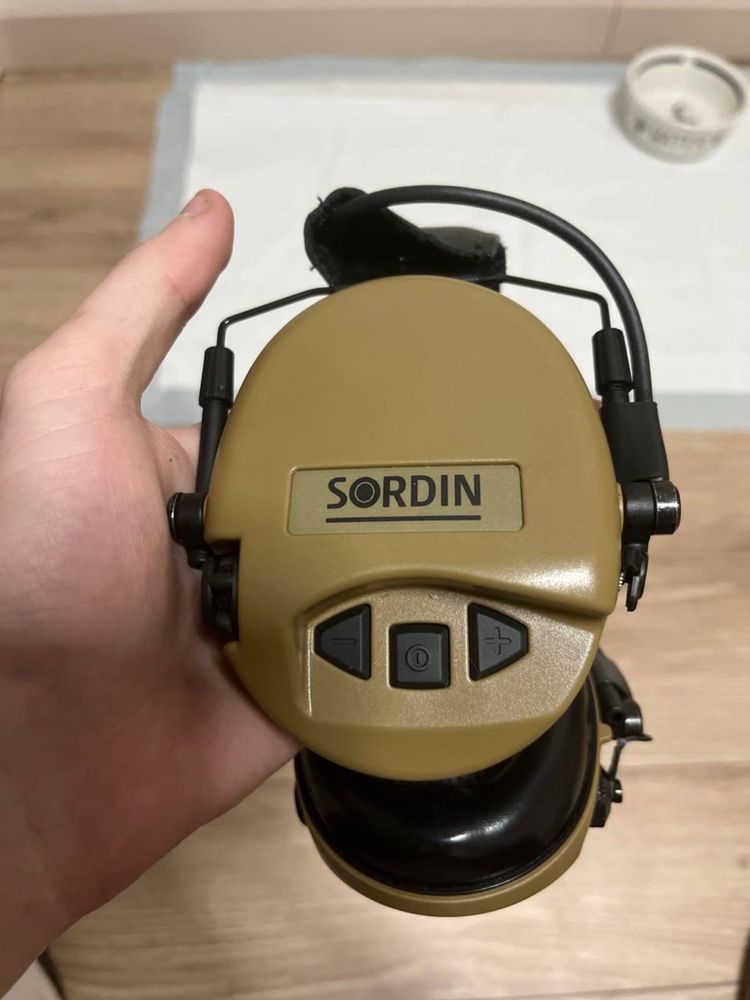 Активні тактичні навушники Sordin (Сордіни) Supreme