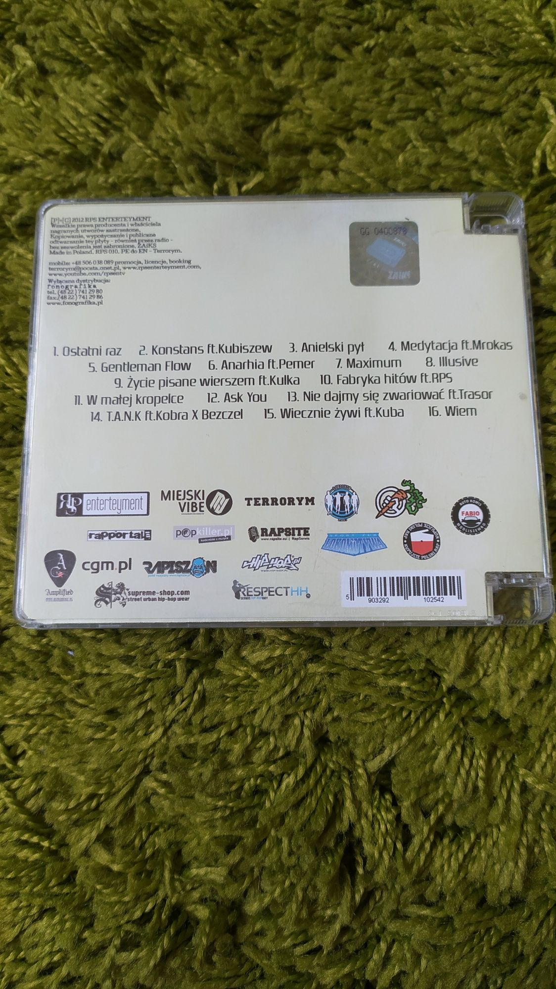 Płyta Kroolik Underwood Gentleman Flow CD