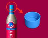 100 szt. zatyczki do butli SodaStream Quick Connect – z zatrzaskiem