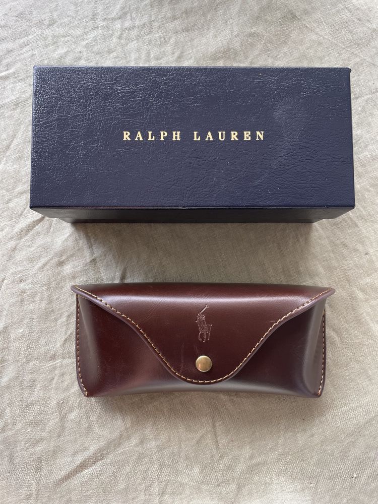 Etui na okulary Ralph Lauren skóra ekologiczna