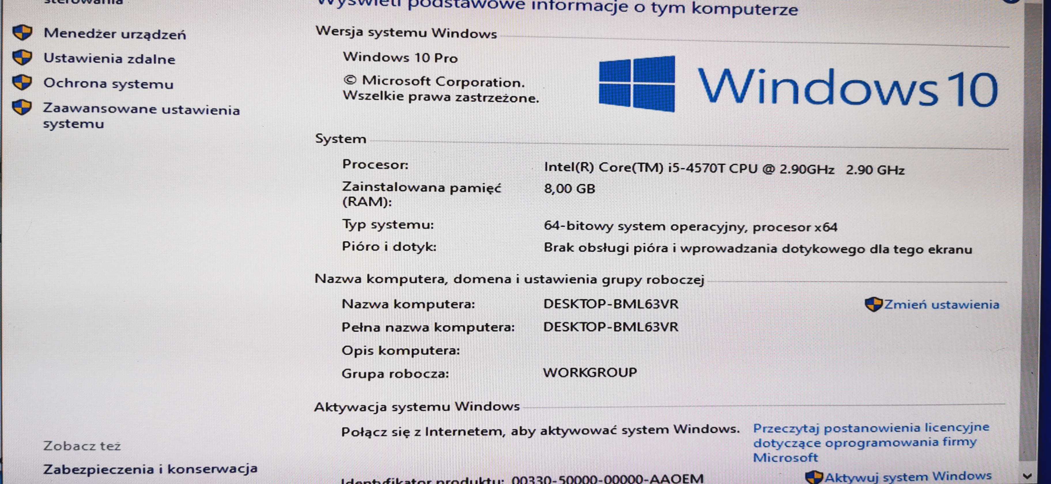 Dell optiplex 9020MFF Micro i5-4570T / 8GB / 256SSD/W10Pro