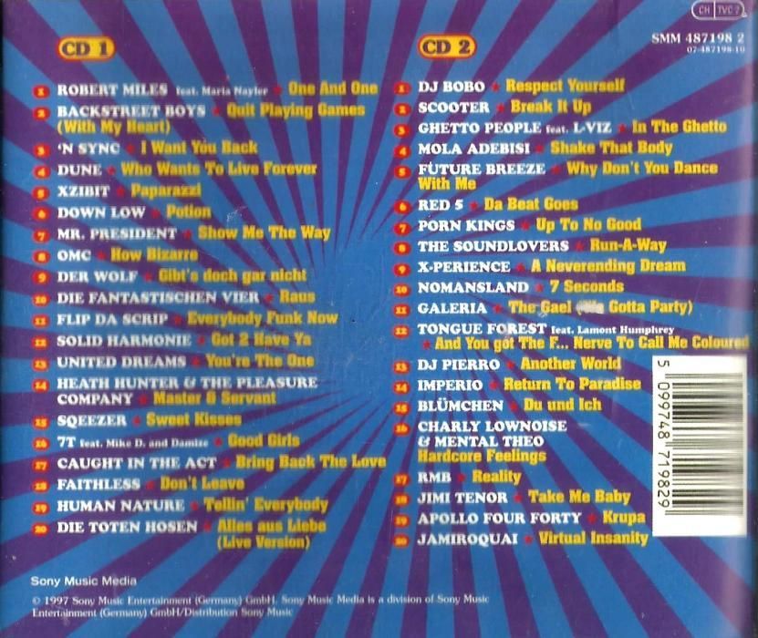 2 płyty CD Smash hits 97 składanka hity