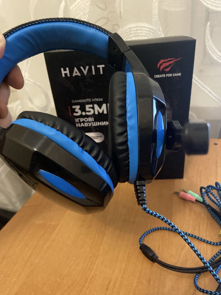 Навушники Havit для компʼютера , Нові, гарнітура для пк.