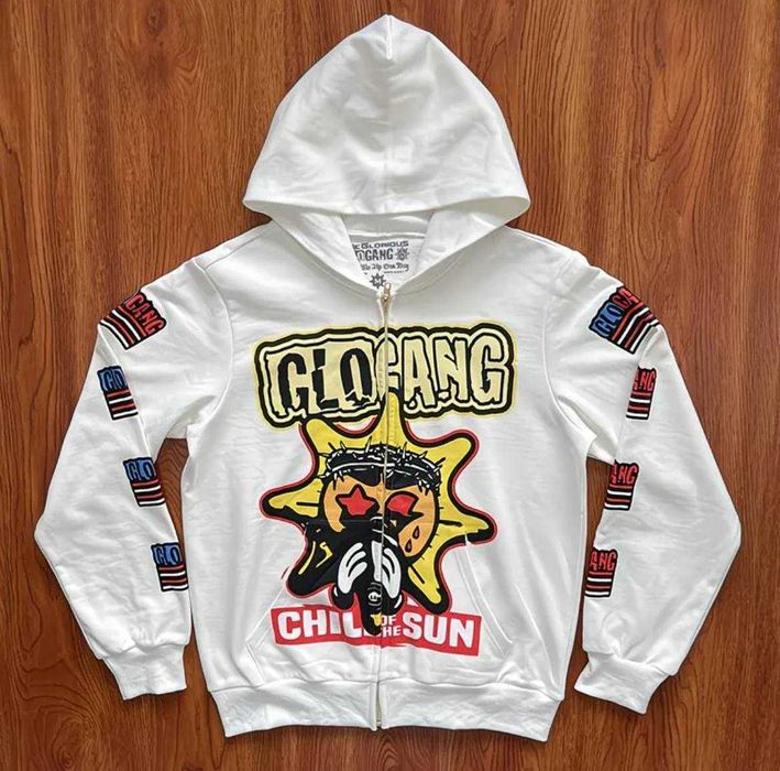 Худи Glo Gang ‼️БЕЗ ПРЕДОПЛАТЫ‼️ зипка гло генг чиф киф hellstar drip