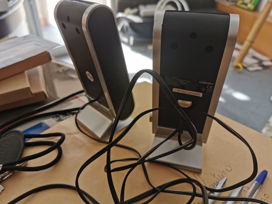 Colunas áudio PC Aceito Pi