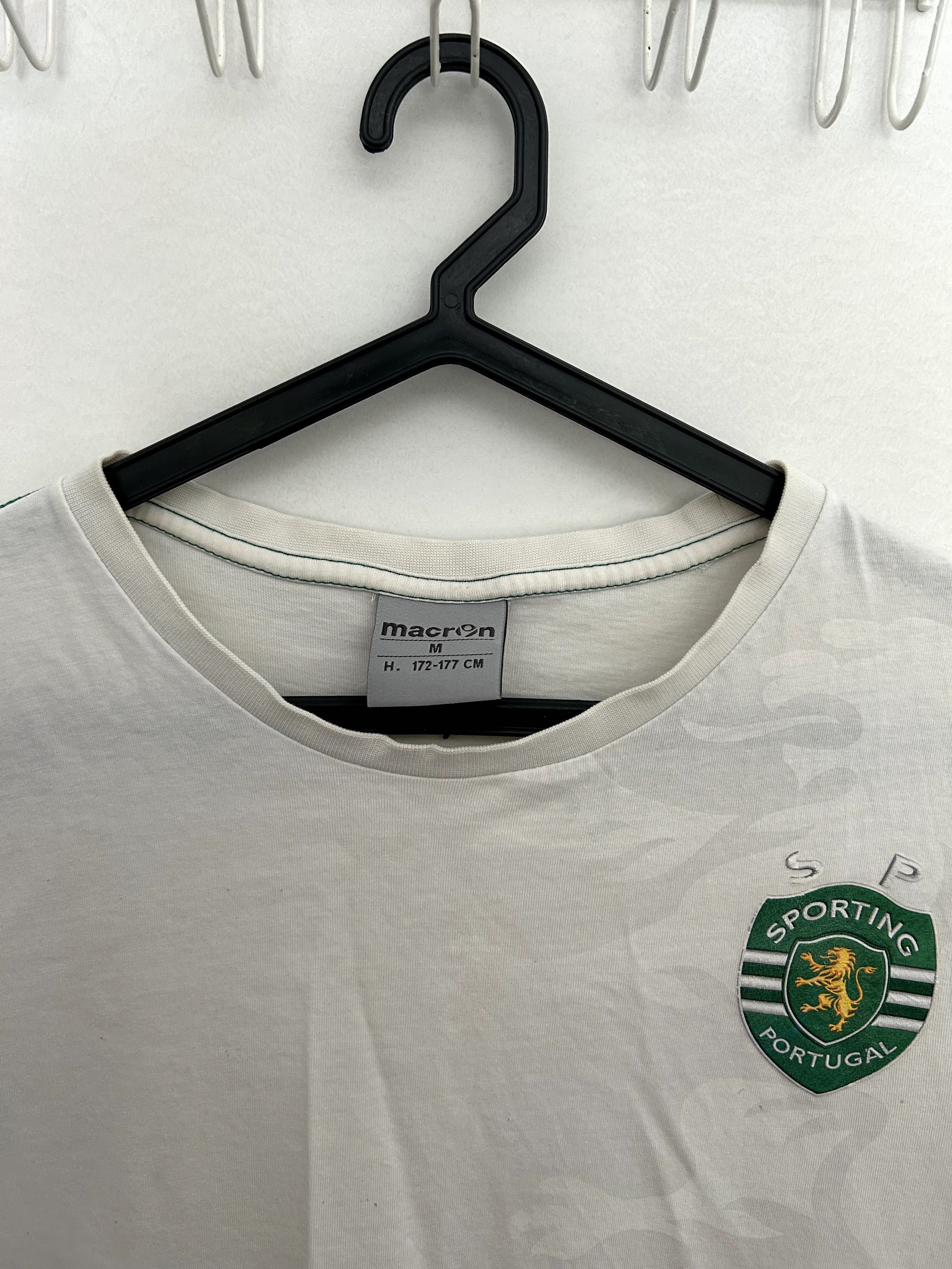 T-Shirt SCP Sporting Clube de Portugal Macron / Treino (Tamanho M)