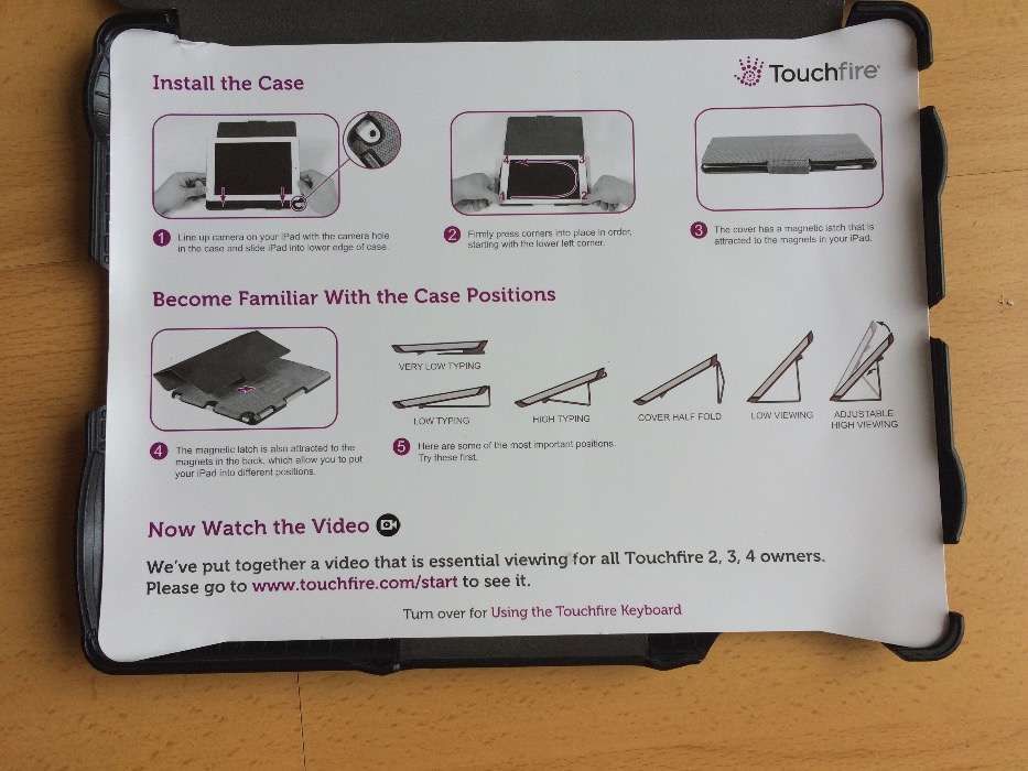 Touchfire - Capa espetacular para iPad