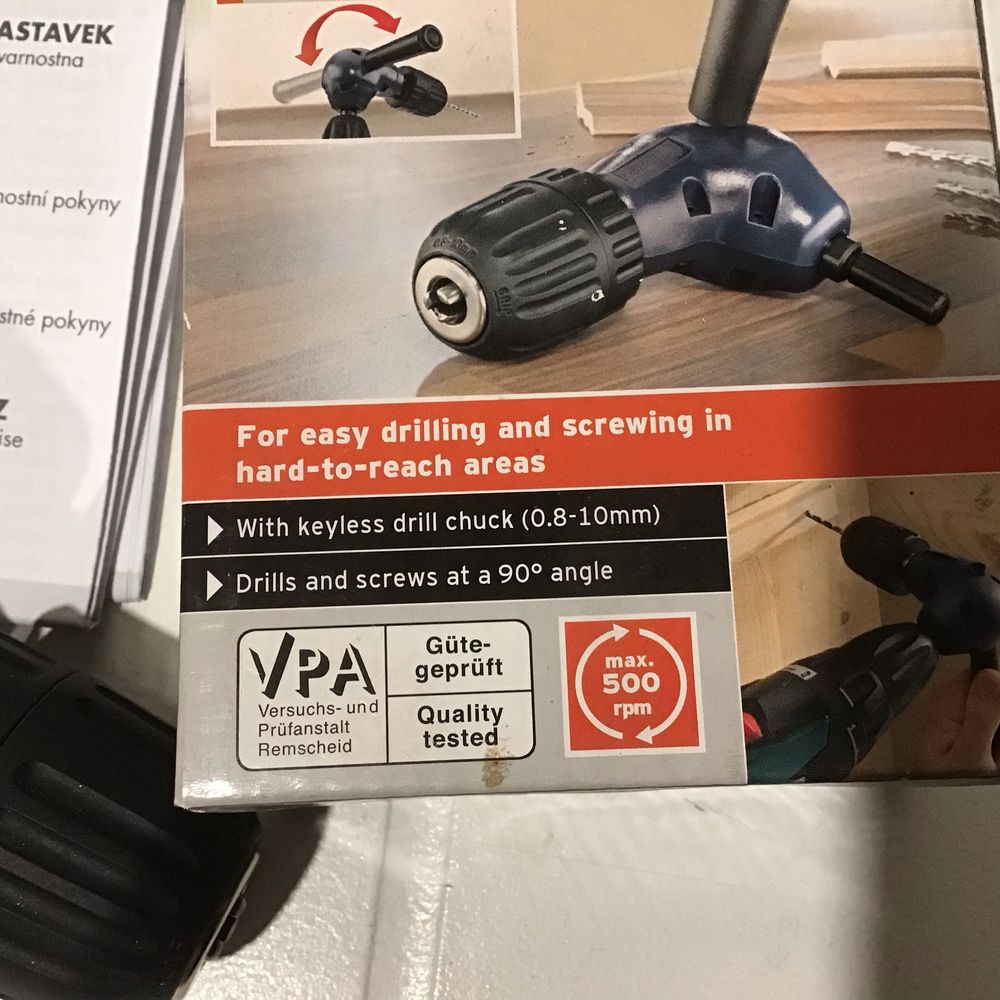 Nasadka kątowa do wiertarki wkrętarki powerfix bosch makita parkside