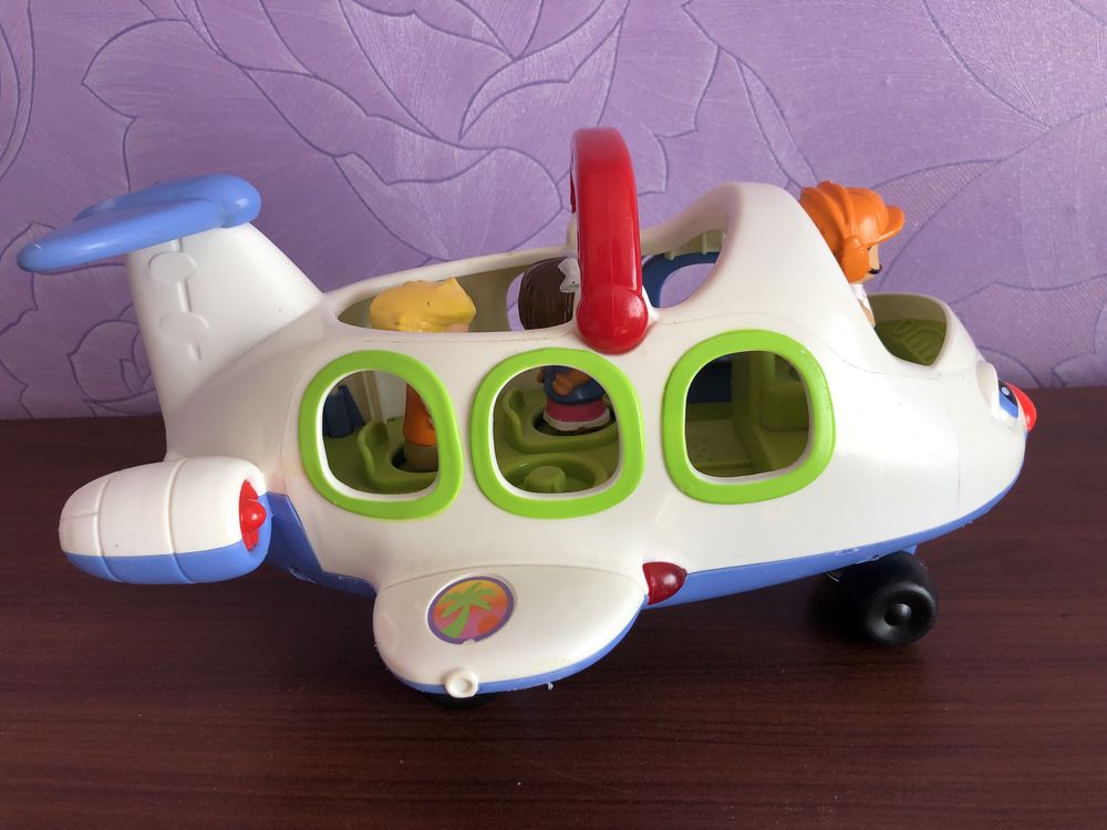 Fisher price самолёт / літак со звуковыми эфектами серии Little people