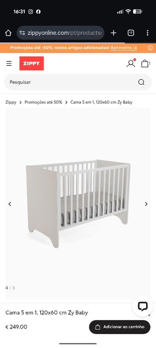 Berço de bebe 5 em 1