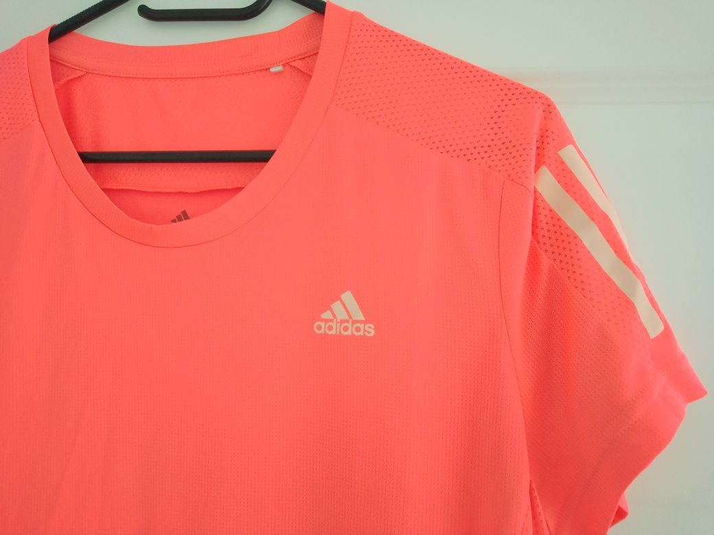 Adidas Own The Run Tee różowa koszulka sportowa treningowa t-shirt M