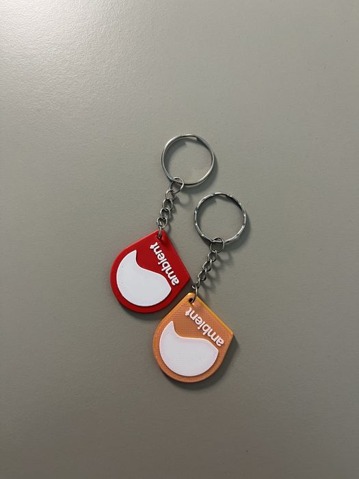 Kustomowy NFC brelok z logo oraz linkiem | Druk 3D, eco PLA