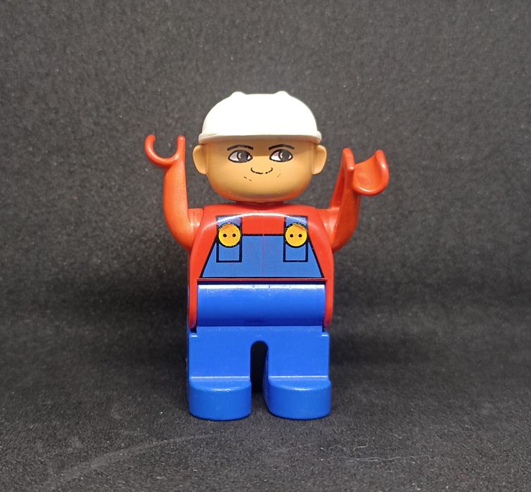 81# Figurka - Pracownik budowlany / LEGO Duplo.