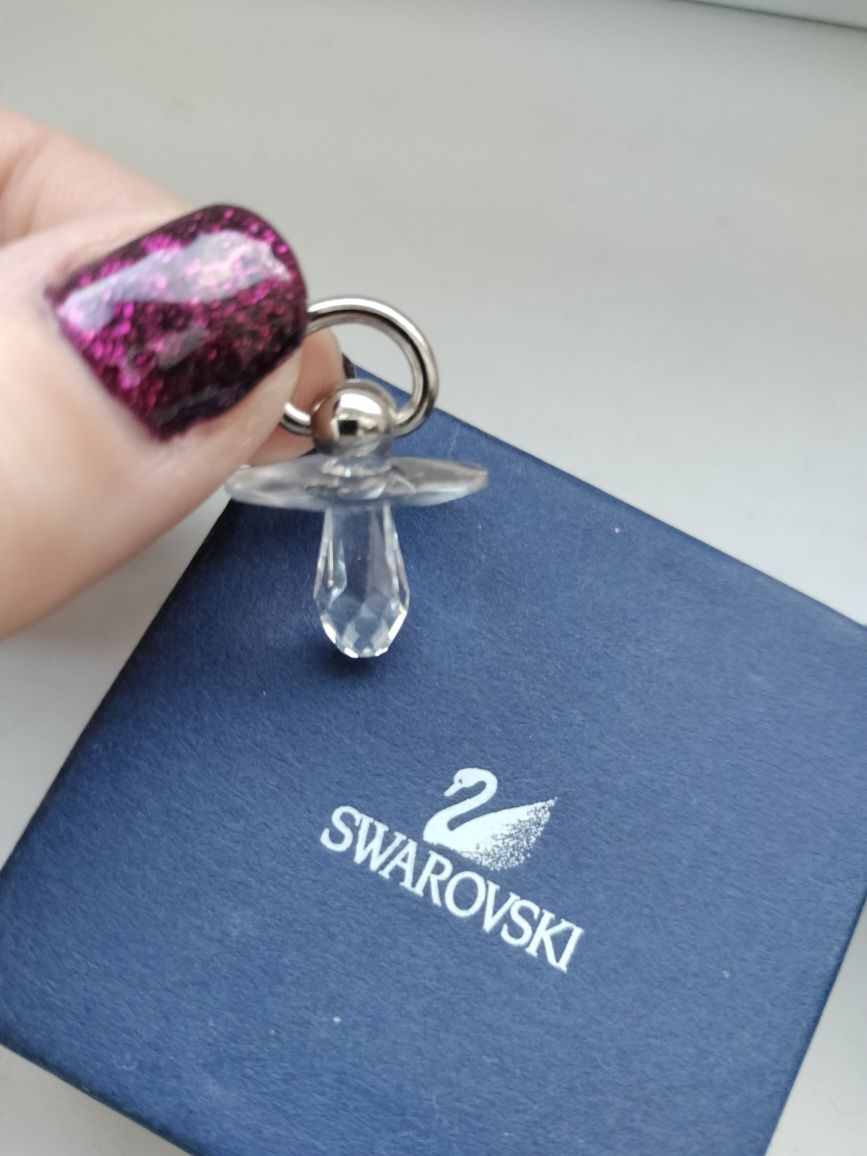 Swarovski kryształowy smoczek Chrzciny