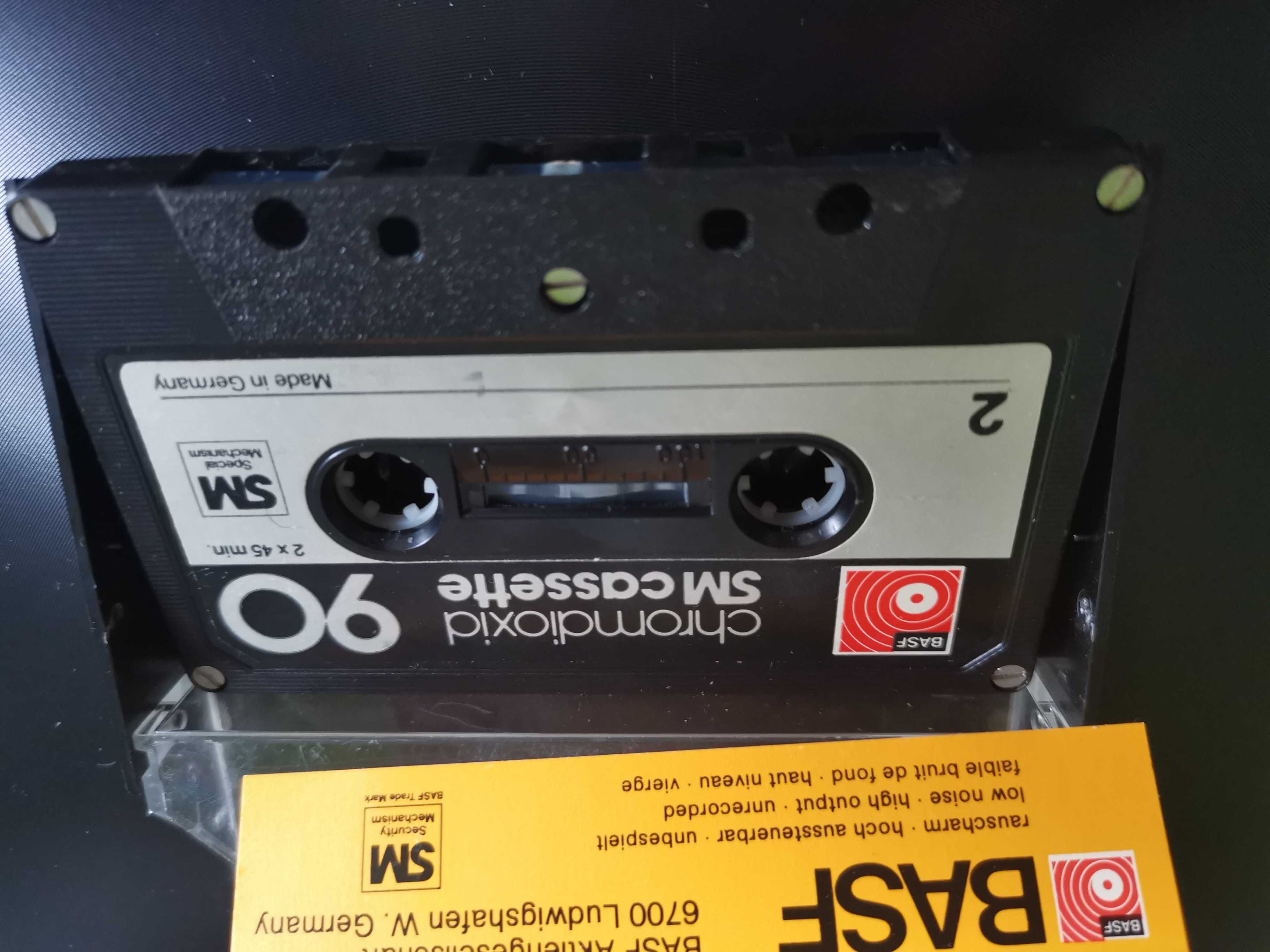 Kaseta magnetofonowa BASF LH SM Cassete chromdioxid 90