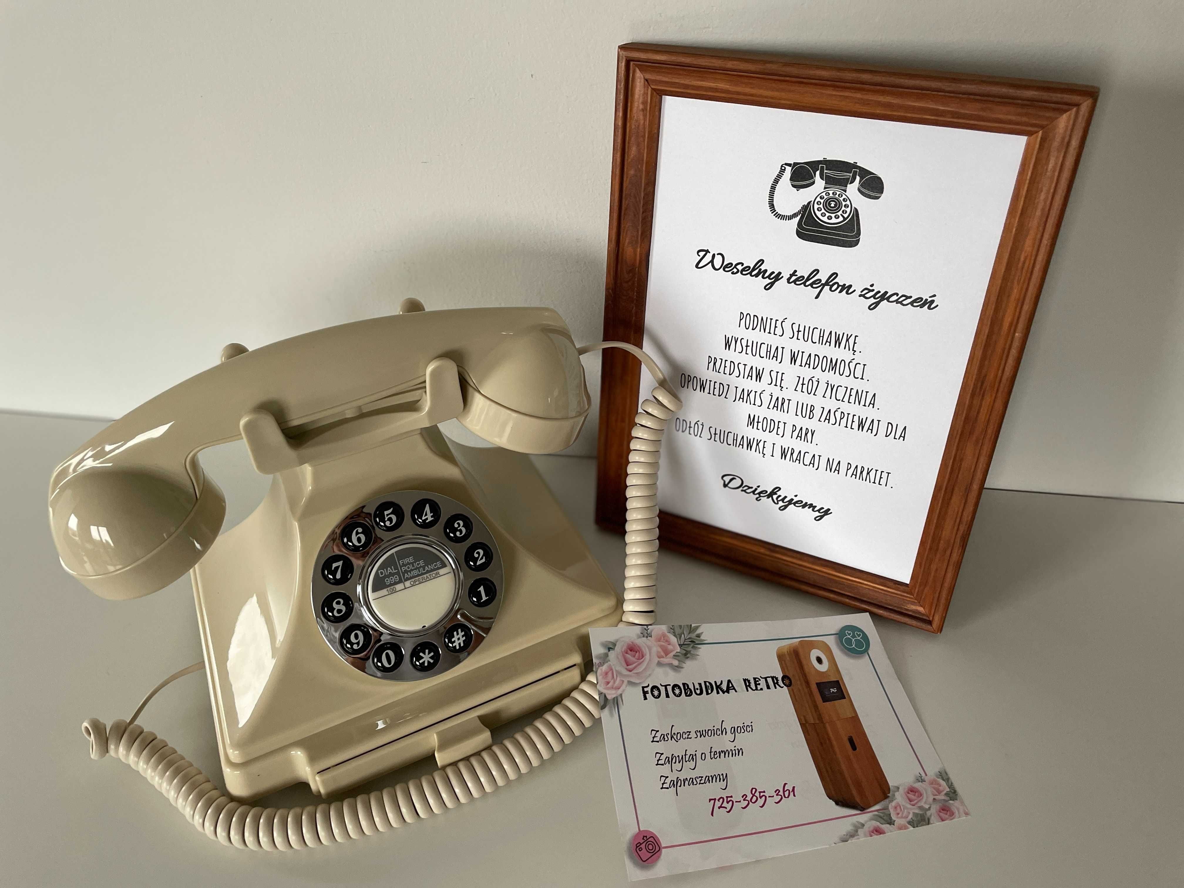 Fotobudka RETRO vintage + Telefon Życzeń Grudziądz Kuj-Pom, Pomorskie