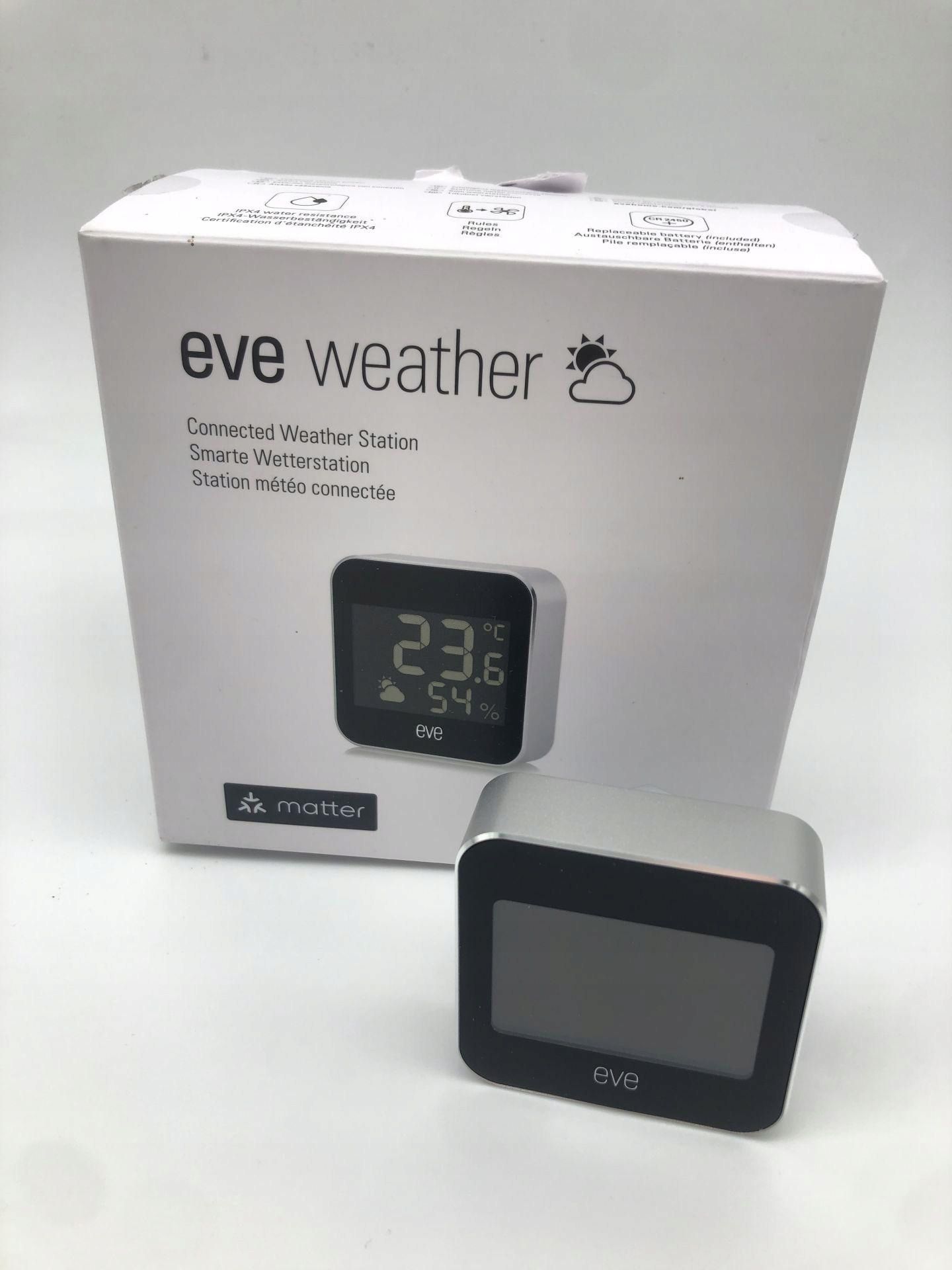 Eve Weather - Inteligentna Stacja Pogody IPX4 Temp Wilgotność Trend