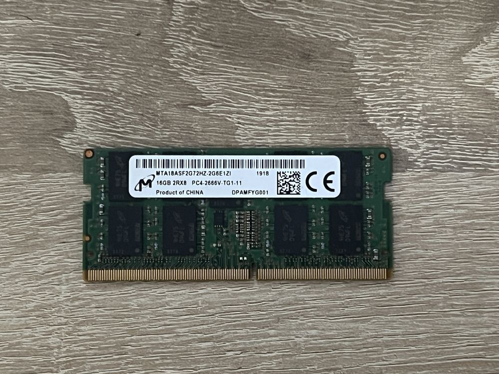 Pamięć RAM SODIMM DDR4 Micron 16GB DDR4