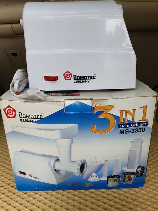 Мясорубка Domotec MS-3350 3 в 1, соковыжималка,Vitek, Saturn