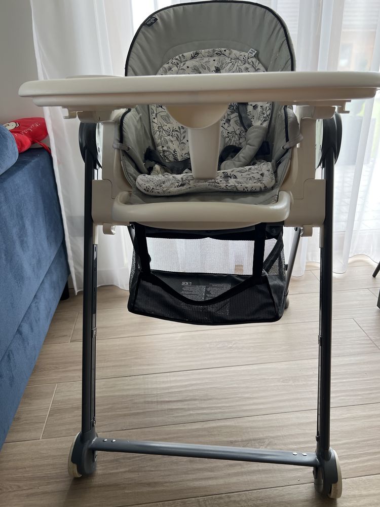 Krzesełko do karmienia Espiro penne szare