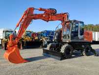 Hitachi ZX140 Koparka Kołowa  Bez Luzów i Wycieków Pług Podpory Super Zadbana !!!