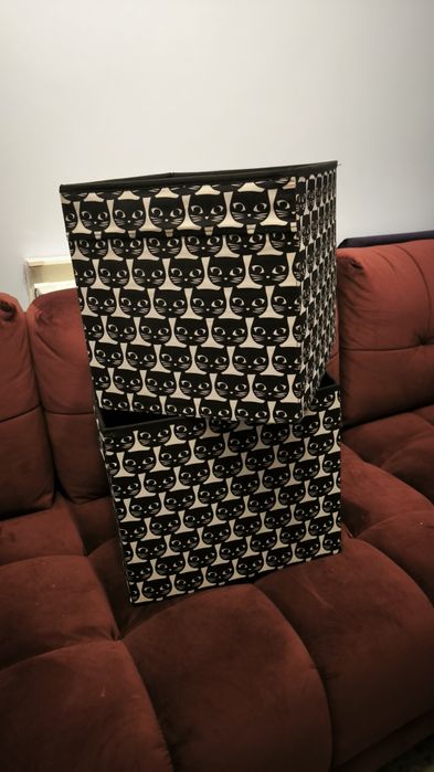 Pudełko DRONA Ikea Kallax kot koty 8szt