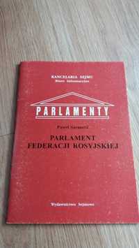 Książka Parlament Federacji Rosyjskiej Wydawnictwo sejmowe