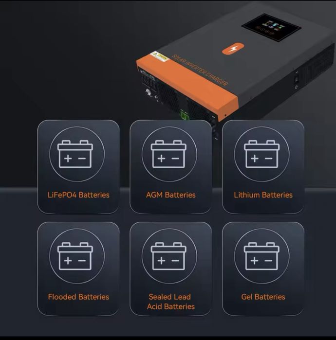 Гібридний сонячний інвертор PowMr 4200 W
