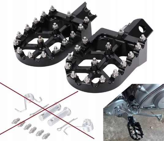 Podnóżki Aluminiowe Cnc Do Crf50 Crf70 Crf110 Xr50 Xr70 Xr110 Opis