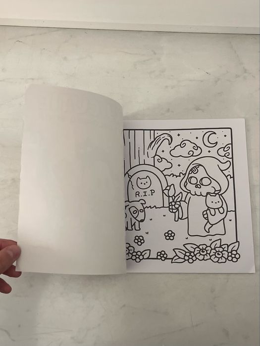Розмальовка антистрес для маркерів для дітей і дорослих SPOOKY CUTIE