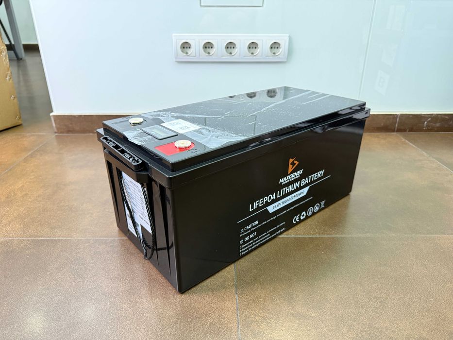 Акумулятор MAXGENEX LiFePO4 25,6V - 100Ah (2560Wh) (Smart BMS 100A) BT