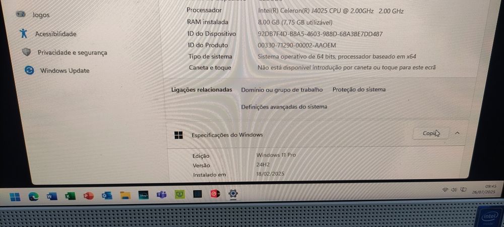 HP all in one como novo. Modelo: 22-df0xxx