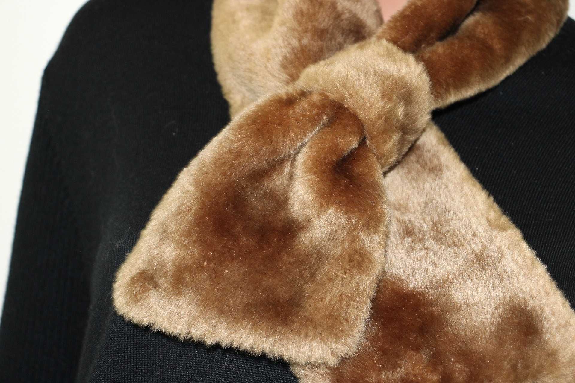 fo-66 futrzany kołnierz szal etola sztuczne futerko 10x92