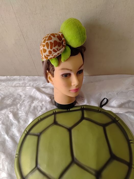 Strój przebranie żółwik żółw żółwica żółwiczka 3 części roz. uniwersal