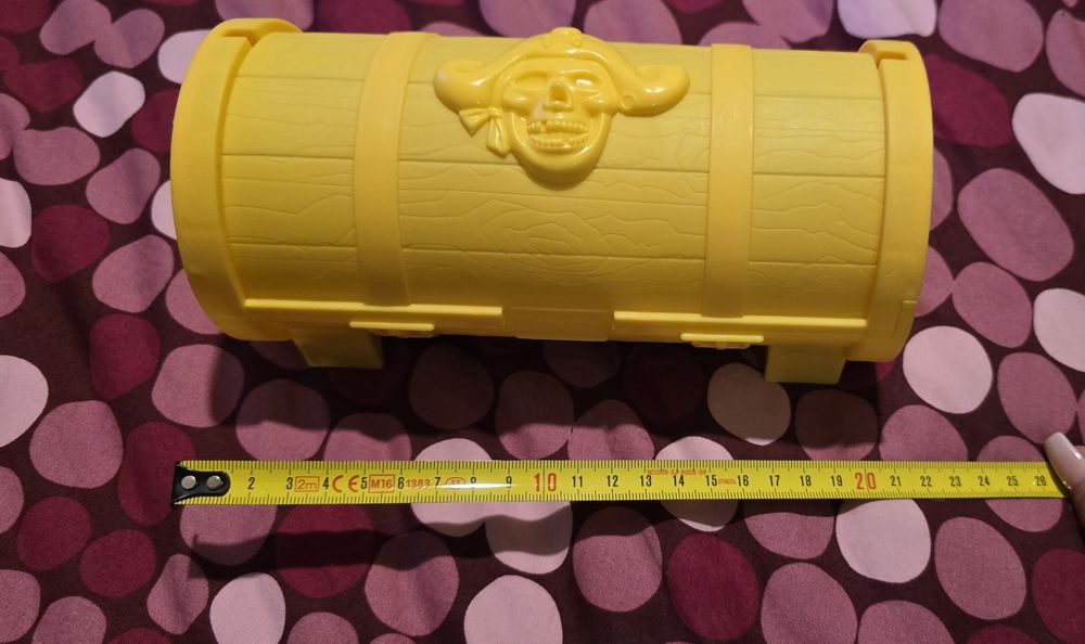 Arca / Baú do tesouro sos Piratas - com moedas - Novo (brinquedo)