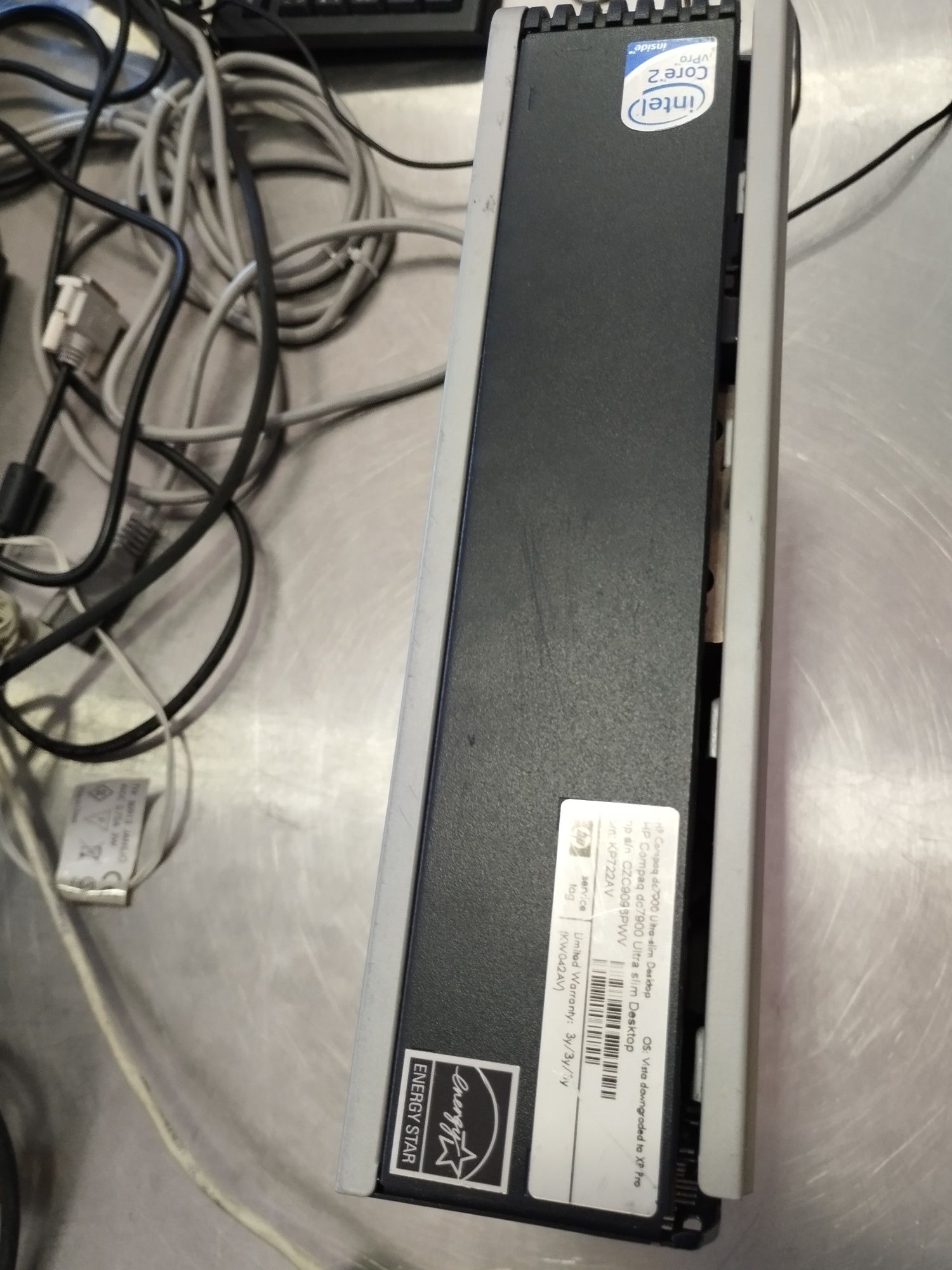 HP Compaq DC 7900 Ultra-Slim Desktop c/ monitor ASUS 19"
