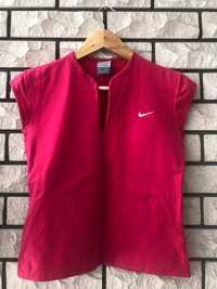 Różowy T-shirt sportowy Nike rozmiar z metki L (S)