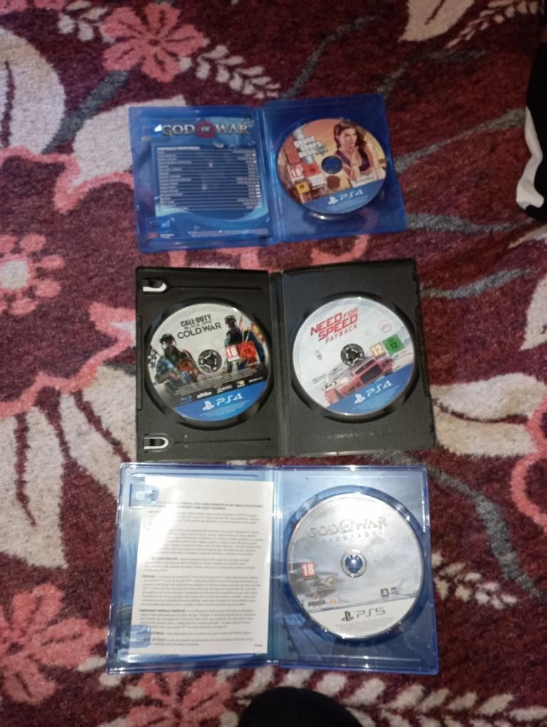 Jogos da ps4 e jogo da ps5