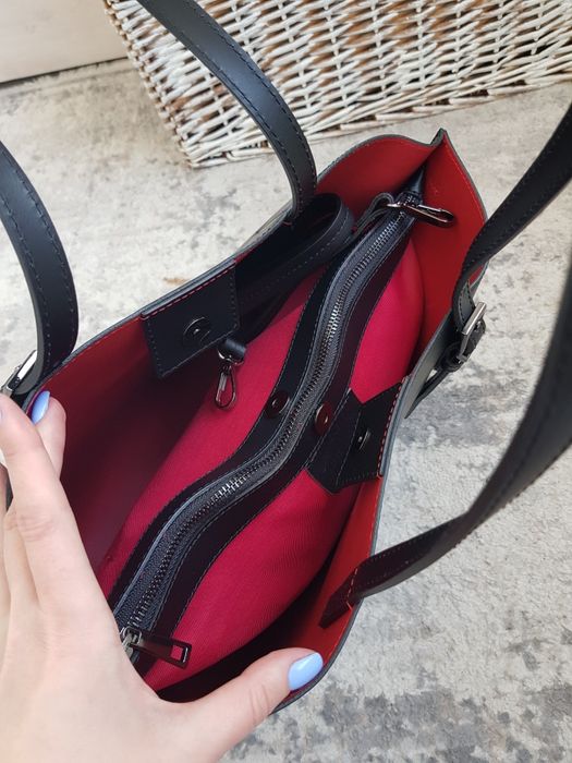 Жіноча італійська шкіряна сумочка, Vera Pelle