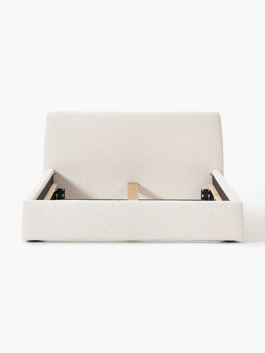 Łóżko tapicerowane Bouclé Cloud (Westwing)