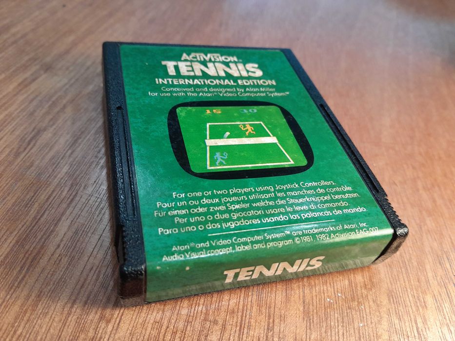 Atari 2600 - TENNIS - original Activision- PAL - testado