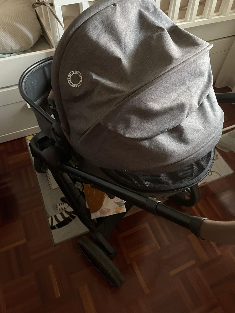 Carrinho de bebé Maxicosi Zelia S trio 3 em 1 completo