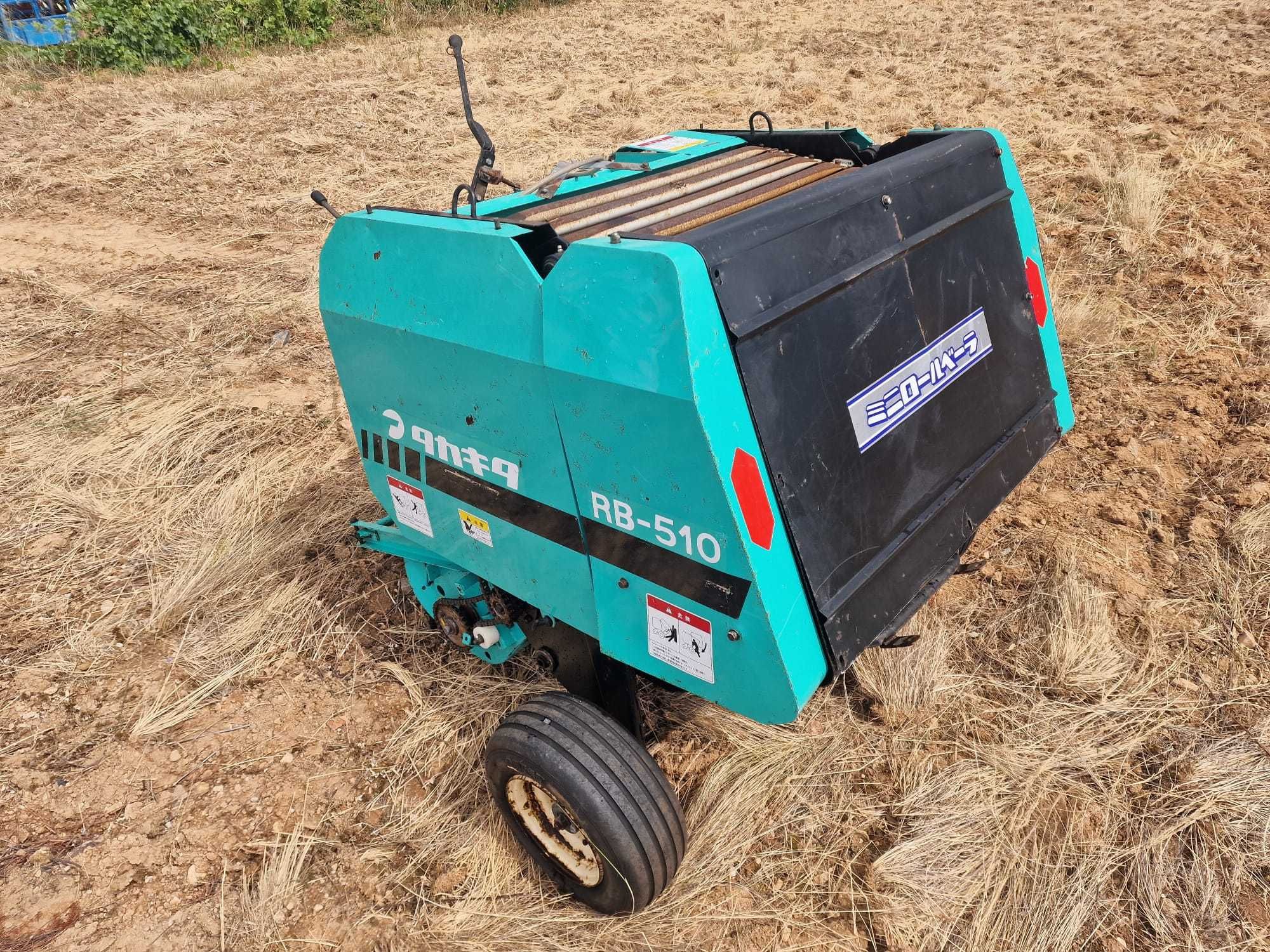 Mini enfardadeira de rolos Takakita RB-510 - Fabrico Japonês