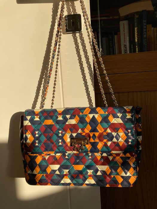 Multikolorowa torebka damska Kazar
