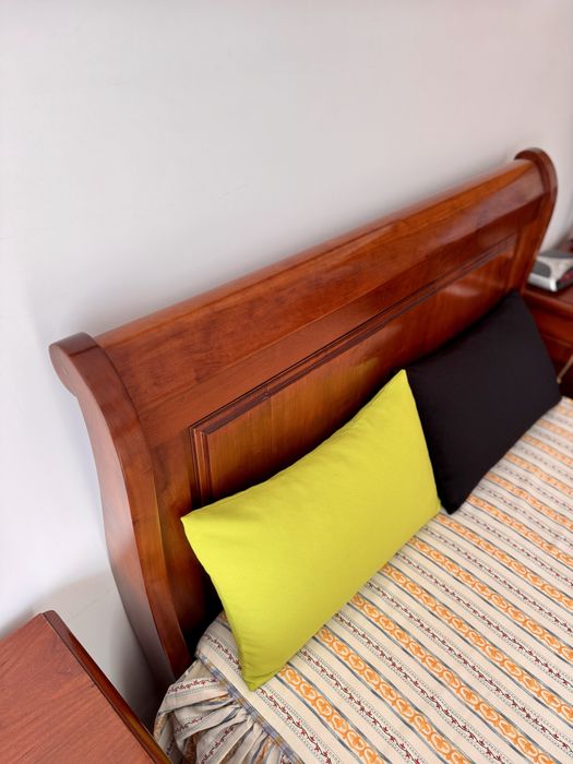 Mobiliário de Quarto de Solteiro – Madeira Cerejeira