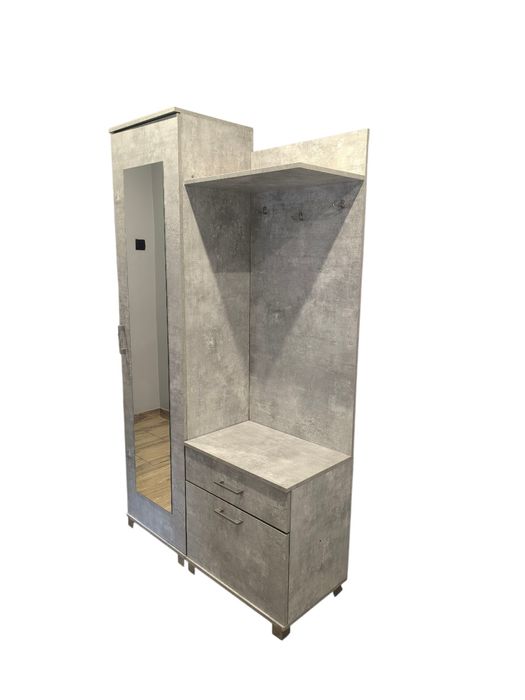Garderoba jasny beton uniwersalna