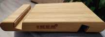 Stojak na telefon, tablet, drewniany Ikea