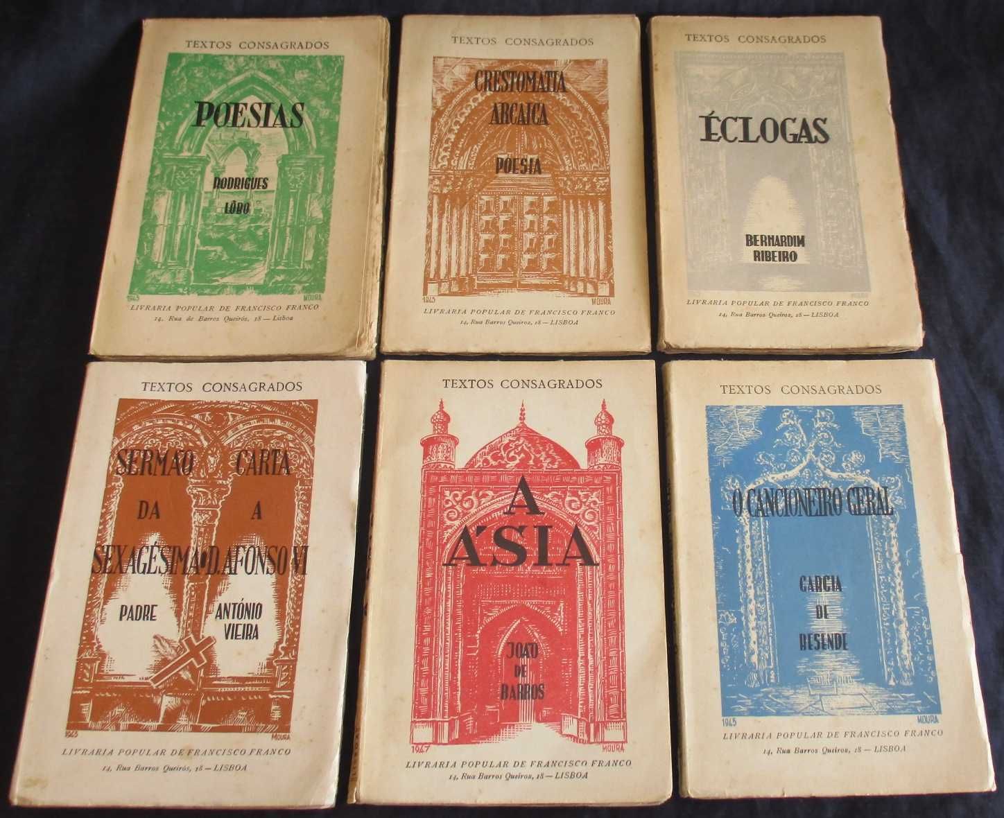Livros Textos Consagrados Livraria Popular de Francisco Franco