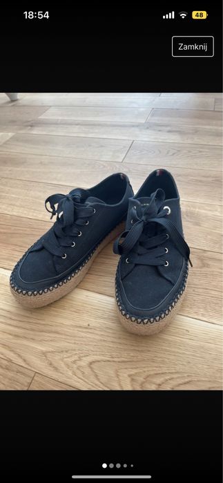 Granatowe trampki/tenisówki Tommy Hilfiger